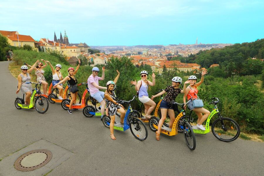 Prague: Highlights Tour on e-Scooter or eBike - Lennon Wall, Charles Bridge, and the river islands