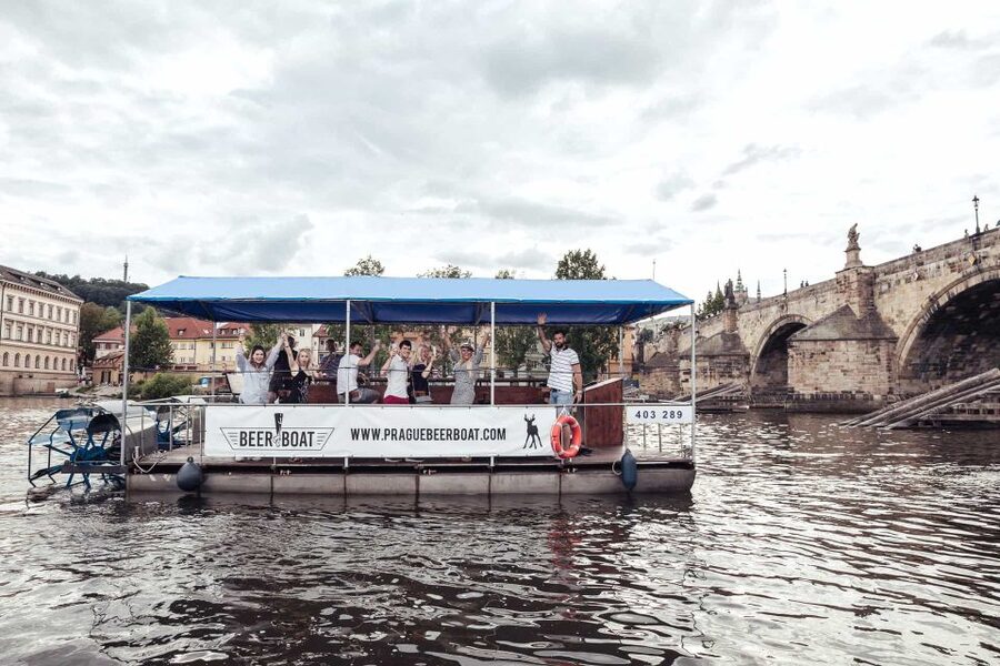 Prague: Private Cycle Boat River Tour with Beer or Prosecco - Pedal power, engine power, and the boat’s condition
