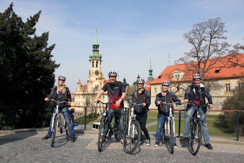 Prague: Small Group or Private Bike City Tour - Queen Anne’s Summer Palace and the castle district