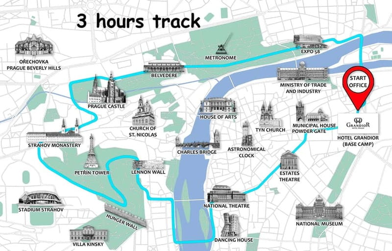 Prague: Small Group or Private Bike City Tour - Lesser Town, Kampa, and the Lennon Wall