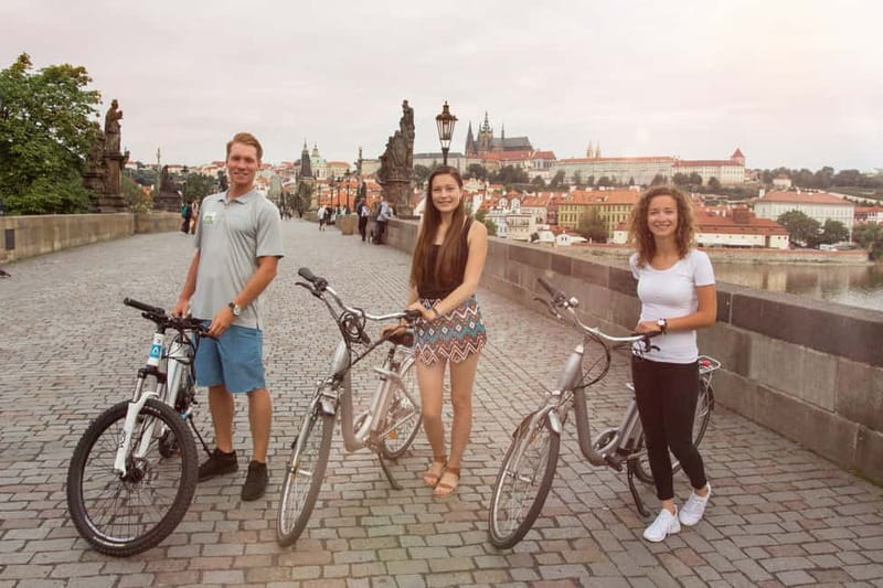 Prague: Small Group or Private E-Bike City Tour - The route from Štvanice Island to Letná Park