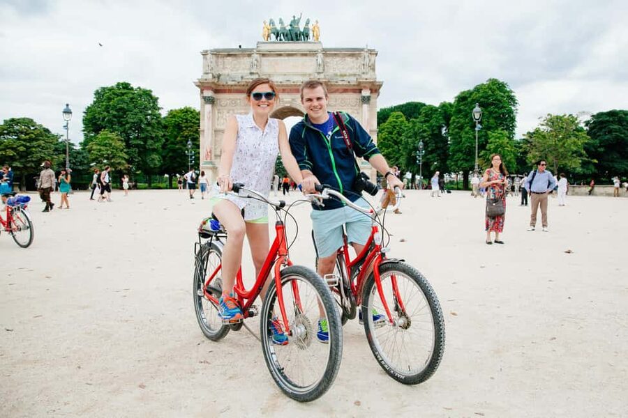 Private Secrets of Paris Bike Tour - Turning off the main route into old Paris