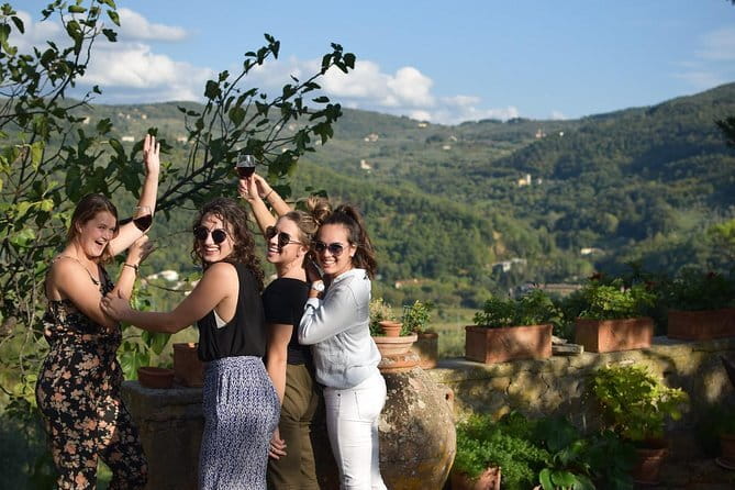 Private Self-Guided E-Bike Ride in Tuscany with Vineyard Visit - Fiesole, coffee, and the view from the monastery