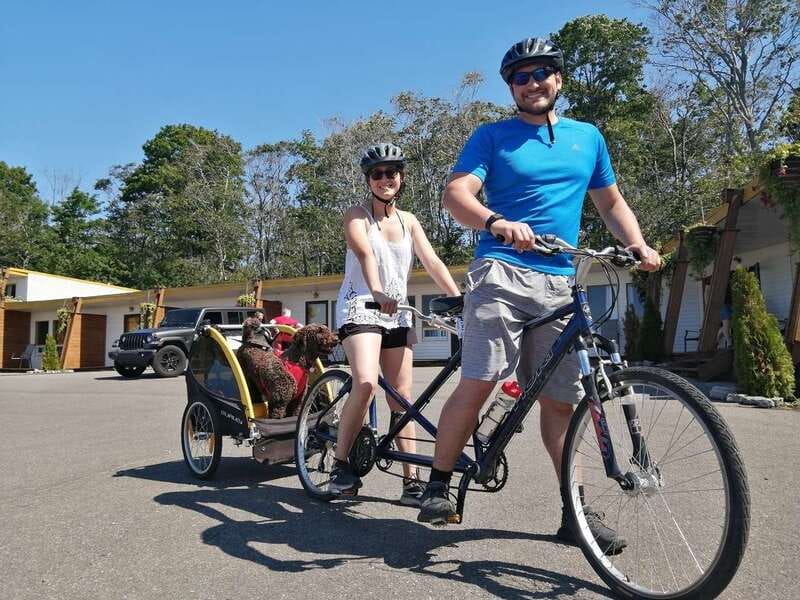 Quebec City - Tandem Bike Rental on Ile d'Orléans - How a tandem ride changes the pace
