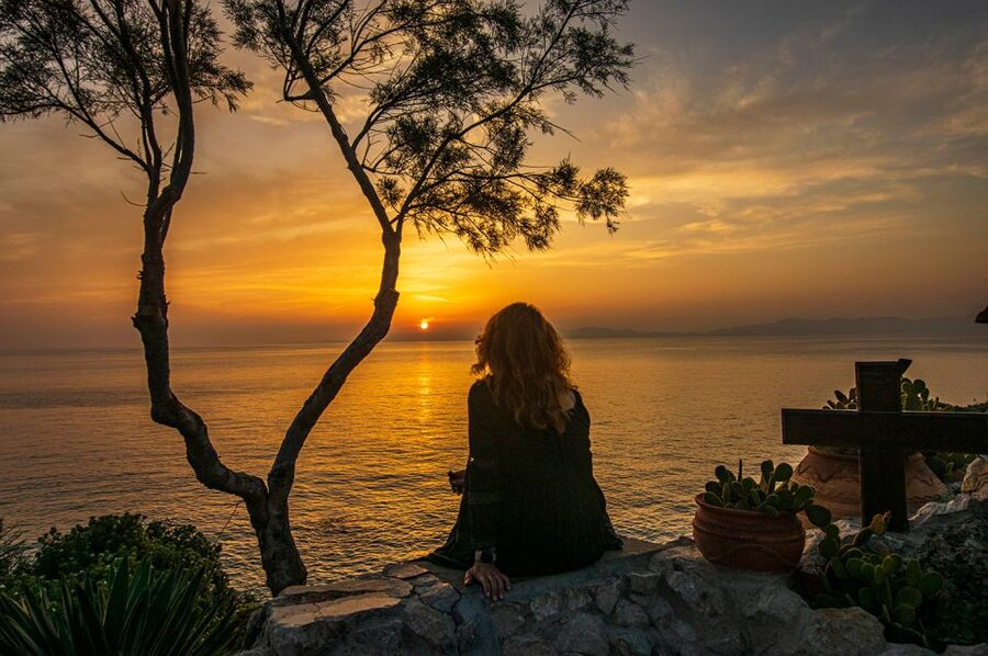Rhodes: E-bike Highlights Sunset or Morning Photo Tour - Crossing the moat to the windmills and St. Nicholas Fortress
