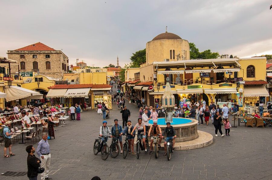 Rhodes: E-bike Highlights Sunset or Morning Photo Tour - Monte Smith and the final panoramic view