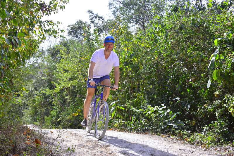 Rio Secreto Nature Reserve: Bicycle, Rappel & Ziplines Tour - Three ziplines, with moderate thrills