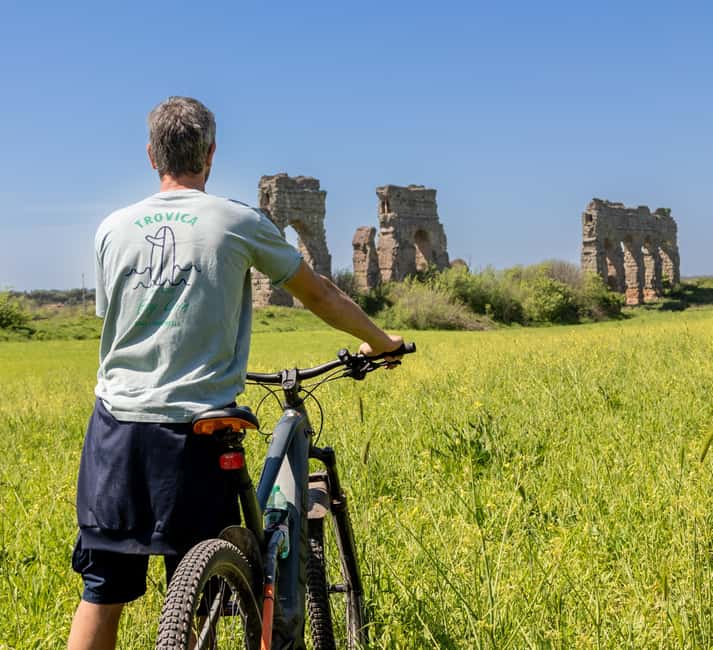 Rome: Appian Way & Aqueducts E-Bike Tour (Catacombs & Food) - Lunch or aperitivo turns the ride into a Roman outing