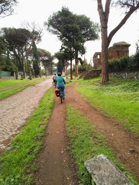 Rome: Appian Way & Catacomb Sunset E-bike Tour with Aperitif - What the $89.50 price delivers