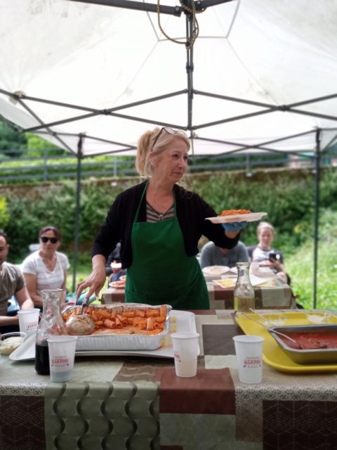 Rome: Appian Way E-Bike Tour Catacombs, Aqueducts & Picnic - Tomb of Cecilia Metella and the Roman roadside