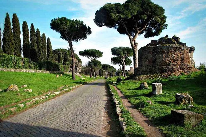 Rome: Appian Way E-bike Tour, Catacombs, Aqueducts & Transfer - Tor Fiscale and Caffarella parks