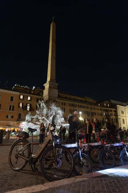 Rome by Night: E-bike Small Group Tour -Food & Wine (Option) - The Colosseum as the final major sight