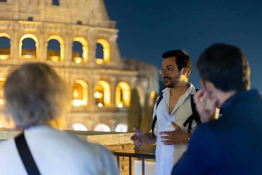 Rome by Night: E-bike Small Group Tour -Food & Wine (Option) - Capitoline Hill and the Roman Forum panorama