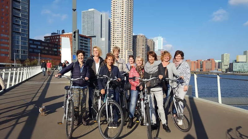 Rotterdam: City Highlights Guided Bike Tour - Cube Houses and Rotterdam’s architectural character