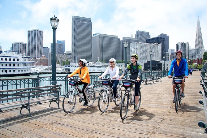 San Francisco Golden Gate Bridge Bike or Electric Bike Rental - Climbing to the Golden Gate Bridge