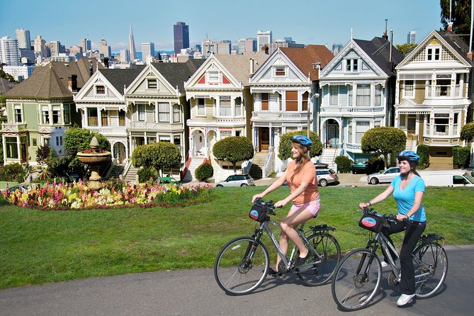 San Francisco Golden Gate Bridge Bike or Electric Bike Rental - Crossing into Sausalito and choosing your finish
