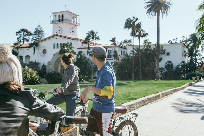 Santa Barbara Electric Bike Tour - Moreton Bay Fig Tree is a quick surprise near the station