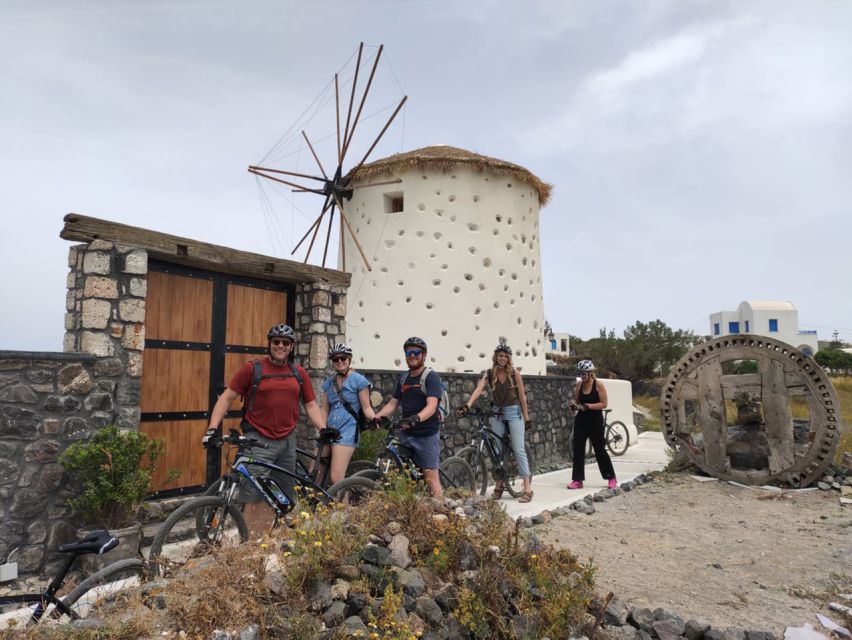 Santorini: Around the Island by Electric Bike - Megalochori, Wine, and a Choice of Café