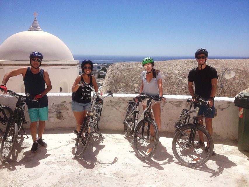 Santorini: Around the Island by Electric Bike - A Return Route Beneath Emporio’s Windmills
