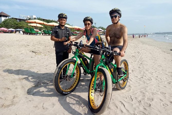 Seminyak Beach eBike Private Tour - Relaxing at Double Six Beach