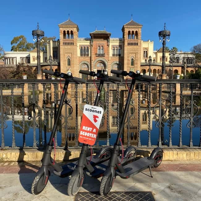 Seville: Electric Bike City Tour - San Telmo Palace and the route toward the park