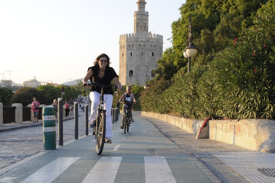Seville: Electric Bike Tour in Small Group - A guide-led ride, not a race around monuments