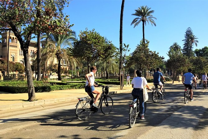 Seville Electric Bike Tour - Small Group - Plaza de España, the tour’s main photo stop
