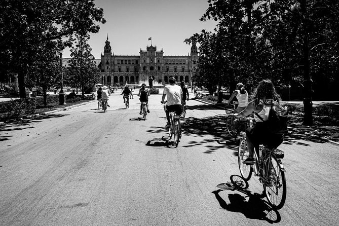 Seville Highlights Bike Tour (English) - The Tobacco Factory and San Telmo Palace