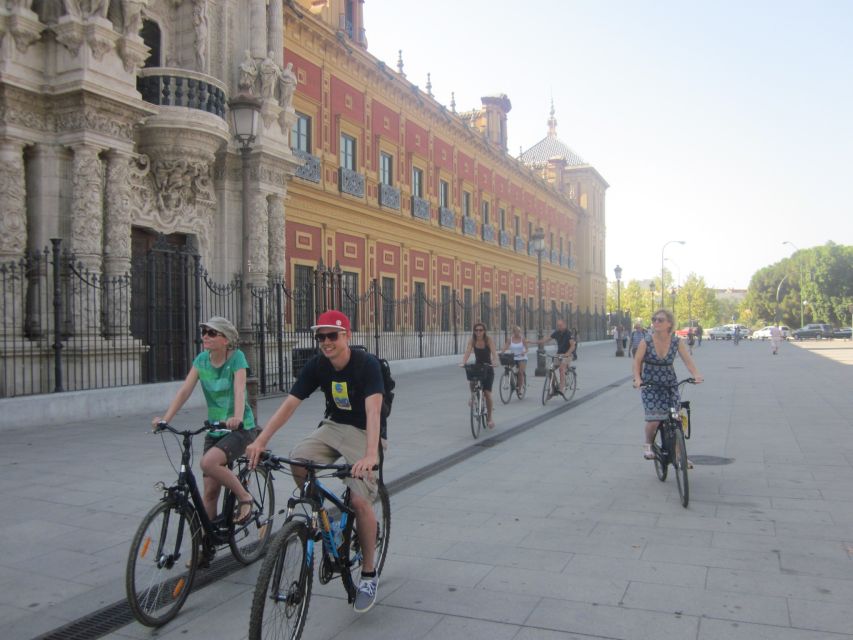 Seville: Highlights City Bike Tour - Maria Luisa Park: shade, space, and a slower pace