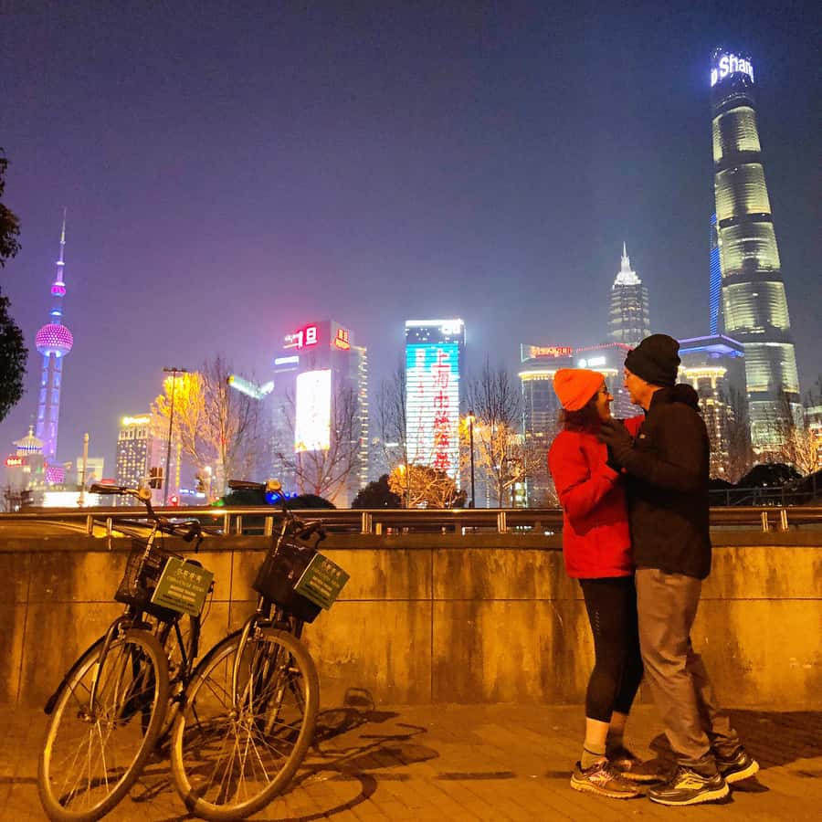 Shanghai Charming Night Small Group Bike Tour - Through the French Concession toward Xintiandi