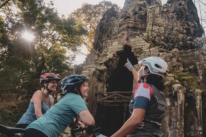 Siem Reap: Bike the Angkor Temples - Full-Day 30km Tour - Riding from Siem Reap into Angkor Park