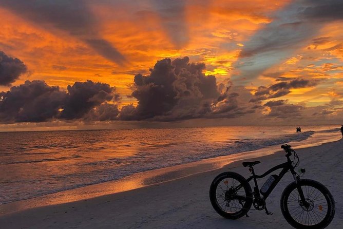 Siesta Key Electric Bike Sunset Tour - A sunset ride with sand under the tires