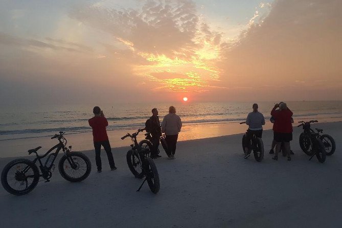 Siesta Key Electric Bike Sunset Tour - Riding the full length of Siesta Beach