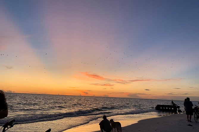 Siesta Key Electric Bike Sunset Tour - The unusual flag-lowering stop