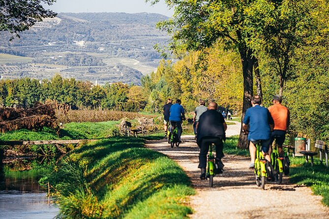Small-group Amarone Wine e-Bike Tour from Verona - Leaving Verona by electric bicycle