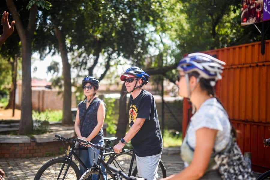 Soweto: Guided Bicycle Tour with Lunch - Orlando Stadium and the community center