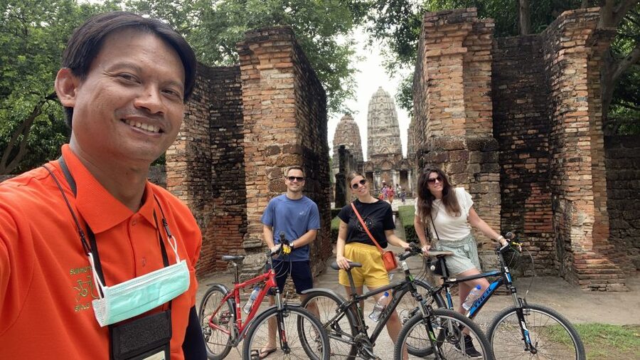 Sukhothai: Historical Park & Countryside Cycling Tour - The wood furniture workshop stop