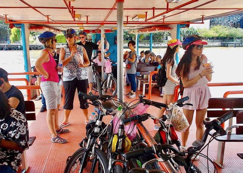 Thai culture and Bangkok local life guided bike tour - What the $41 price includes