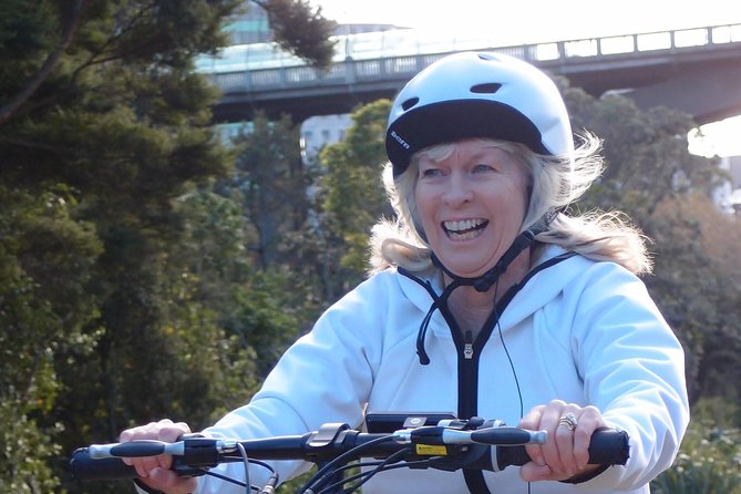 The Classic: our most popular electric bike tour of Auckland's Highlights - The Pink Path and Auckland Harbour Bridge