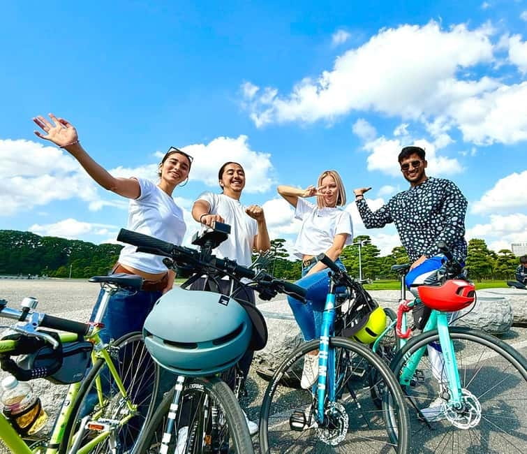 Tokyo: 3-Hour Bike or E-Bike City Highlights Tour - Parks, palace walls, and Tokyo Station