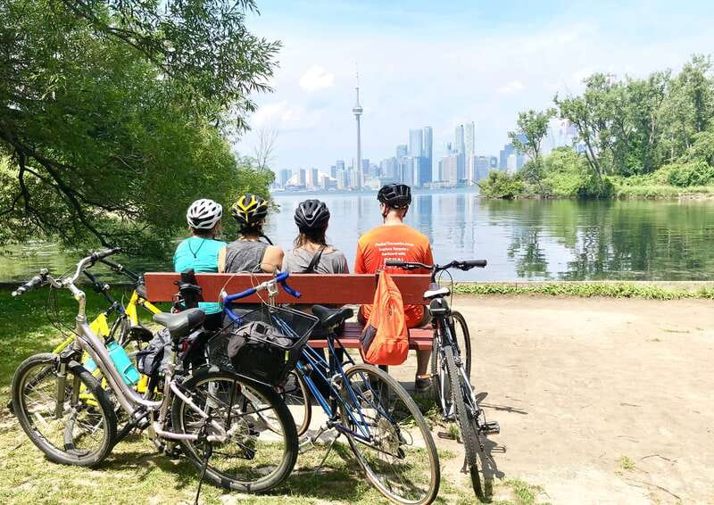 Toronto Waterfront and Islands Guided Bicycle Tour - The Toronto Music Garden and waterfront art