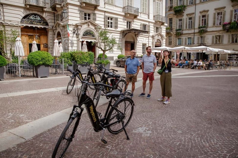 Turin E-Bike Tour: Explore the City and Its Best Viewpoint - Piazza Carignano and the royal city