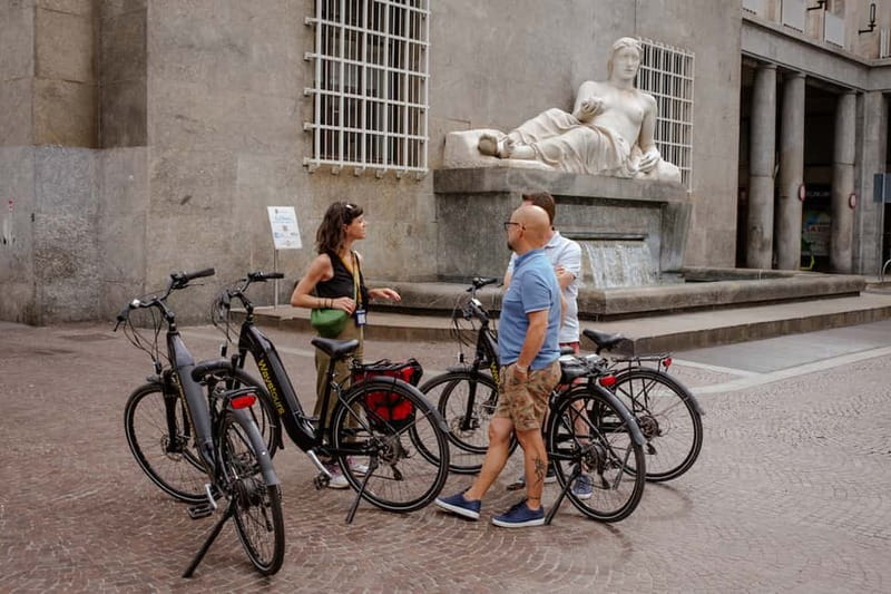 Turin E-Bike Tour: Explore the City and Its Best Viewpoint - Piazza San Carlo and Turin’s elegant center