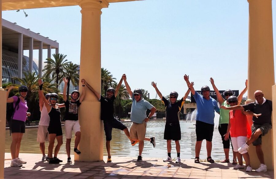 Valencia: City Highlights Guided Bike Tour - Llotja de la Seda and the Cathedral