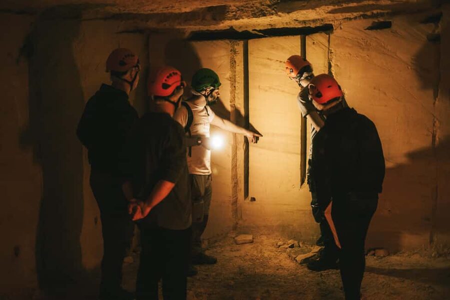 Valkenburg: Cave Biking Underground Bike Tour - The 163-step descent into the Sibbergroeve