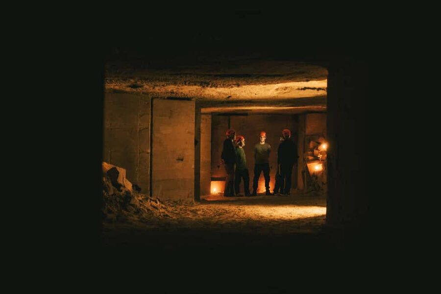 Valkenburg: Cave Biking Underground Bike Tour - Pedaling through dark marlstone passages