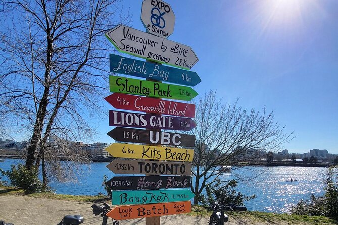 Vancouver E-Bike Rentals - Premium Seawall Bike Path Location - A self-guided ride with useful support