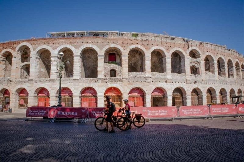 Verona e-bike tour: city center and panoramic views - Medieval tombs, the cathedral, and Ponte Pietra