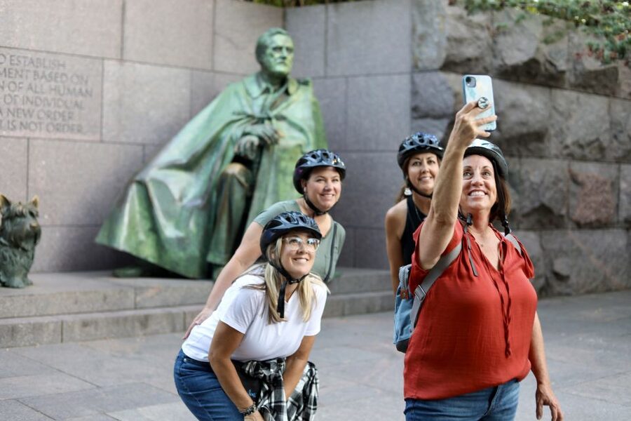 Washington DC: Monuments and Memorials Bike Tour - Korean War Veterans Memorial