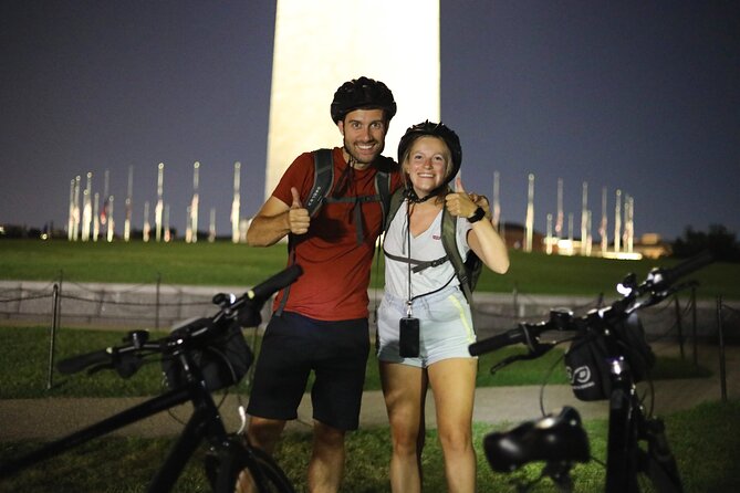 Washington DC Sites at Night Guided Bicycle Tour - Lincoln Memorial and the Korean War Memorial